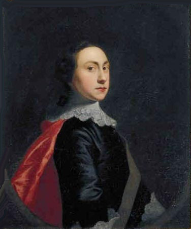 Joseph wright of derby Self-portrait in Van Dyck Costume